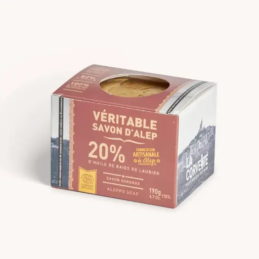 [CORV-ALEPPO] Aleppo Soap – 20% Laurel Berry Oil