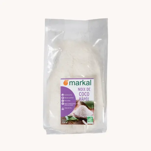 [MARKAL-COCONUT-SHREDDED] Organic Shredded Coconut, 250g 