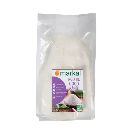[MARKAL-COCONUT-SHREDDED] Organic Shredded Coconut, 250g 