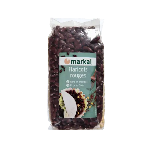 [MARKAL-RED-BEANS] Organic Red Kidney Beans, 500g 