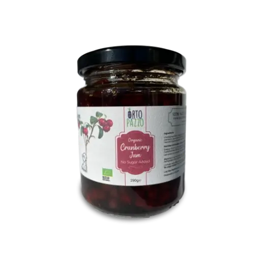 [ORTOPAZZO-JAM-CRB] Organic Cranberry Jam – No Sugar Added