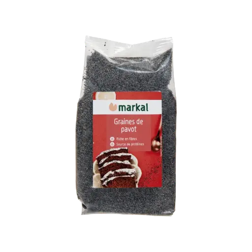 [MARKAL-POPPY-SEEDS] Semințe de mac bio, 250g
