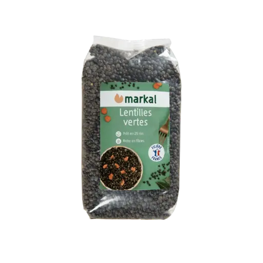 [MARKAL-GREEN-LENTILS] Linte verde bio, 500g