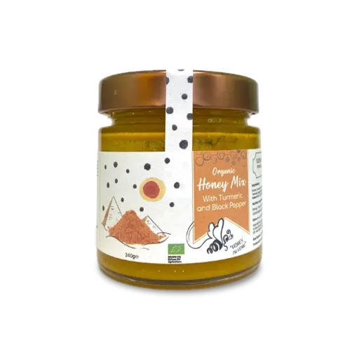 [HON-TURM] Organic Honey Mix With Turmeric and Black Pepper