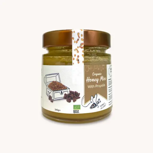 [HON-PROP] Organic Honey Mix with Propolis
