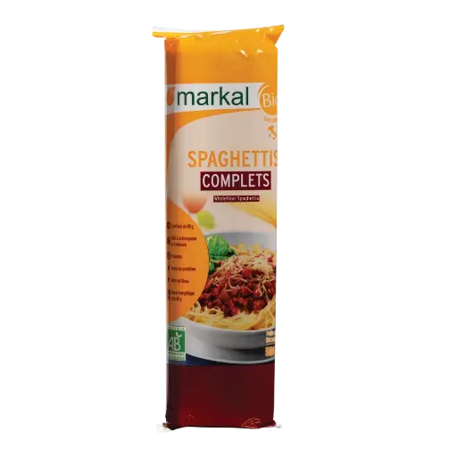 [MARKAL-SPAGHETTI] Wholegrain Spaghetti Pasta – Organic 