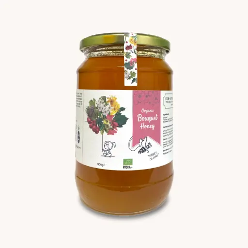 [HON-BOUQ] Organic Raw Bouquet Honey