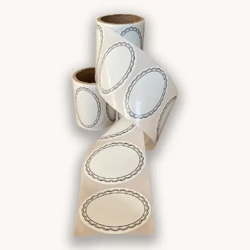 Jar Labels 25pc/roll -Removable Without Traces -TEMPLATE