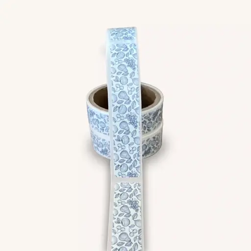 Etichete de sigilare pentru borcane 25 buc/rolă - detașabile fără urme - Design#6